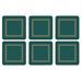 Coasters ´Classic Emerald Green´ 10,5 x 10,5 - 6 stk. i æske <!--@Ecom:Product.DefaultVariantComboName-->